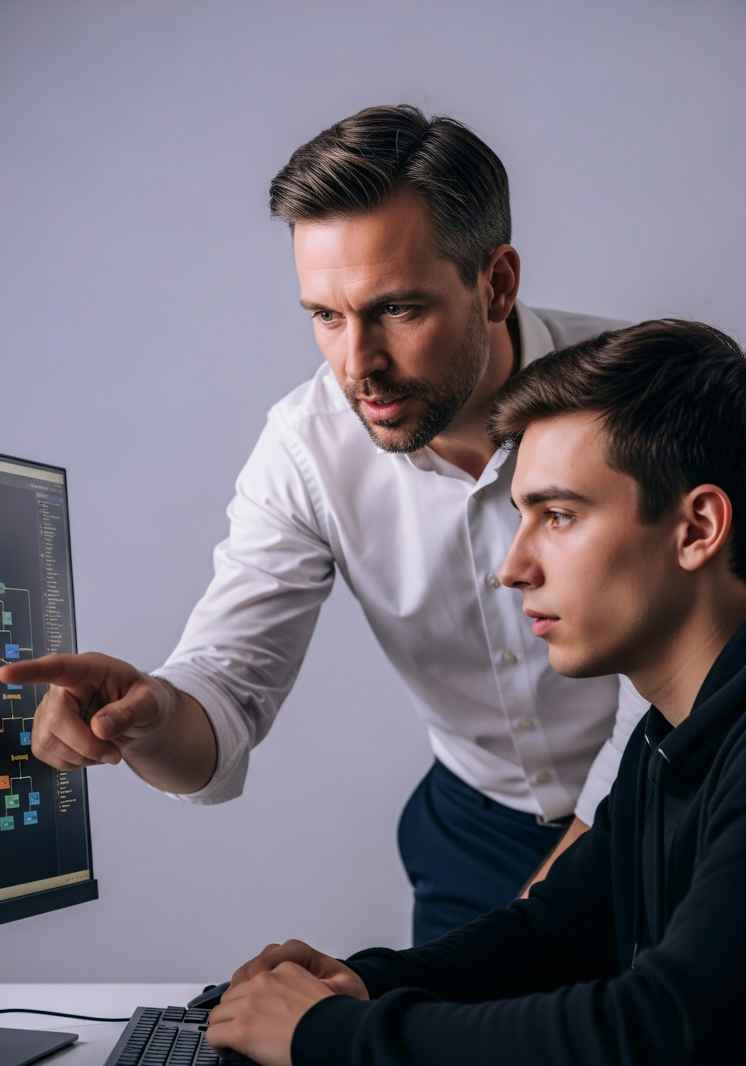 Młody przedsiębiorca korzysta z laptopa, symbolizującego rosnący rynek e-learningu w Polsce i możliwości zarabiania online.